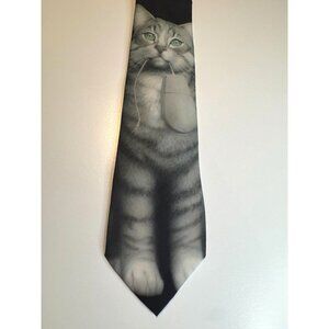 Ralph Marlin Cat & Computer Mouse Tie – Made in USA – Jason Zayas Design